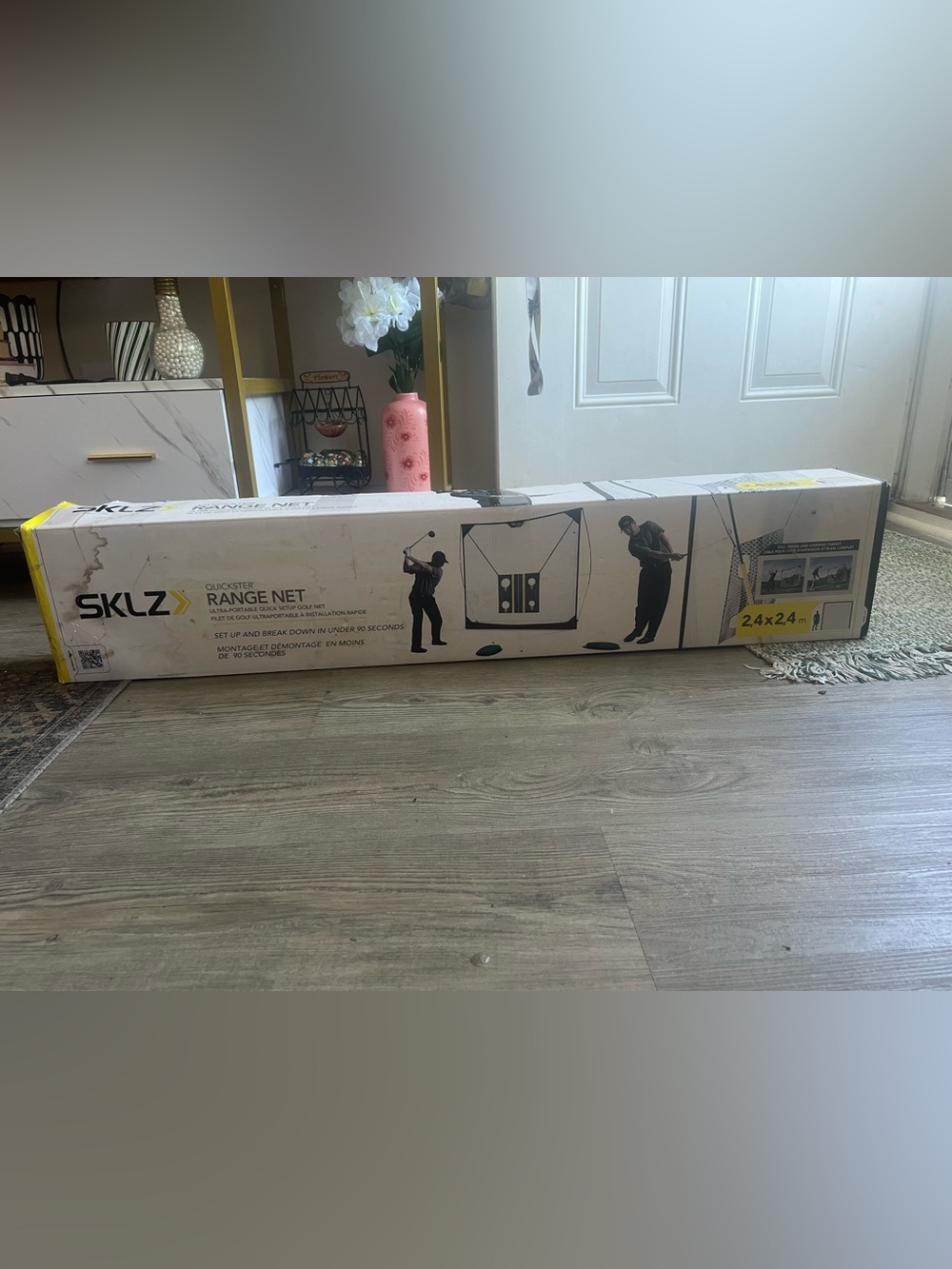 SKLZ Quickster Golf Range Net Ultra Portable 8×8 FT Full Swing And Chipping New